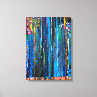 Abstract - Waterval Canvas Afdruk