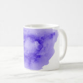 Abstract waterverf achtergrondafbeelding met vloei koffiemok (Voorkant rechts)