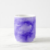 Abstract waterverf achtergrondafbeelding met vloei koffiemok (Center)