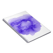 Abstract waterverf achtergrondafbeelding met vloei notitieboek (Rechterzijde)
