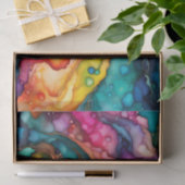 Abstract waterverf bewegingsgolven tissuepapier (Geschenk)
