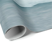 Abstract waterverf blauw zee cadeaupapier (Rol Hoek)