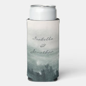 Abstract Waterverf boslandschap Seltzer Blikjeskoeler (Seltzer Voorkant)