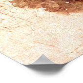 Abstract Waterverf bosschilderen Poster (Hoek)