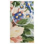 abstract waterverf floreel patroon klein cadeauzakje (Achterkant)