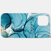 Abstract Waterverf Hoesje-Mate iPhone Case (Achterkant (horizontaal))