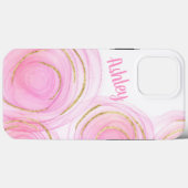 Abstract Waterverf Hoesje-Mate iPhone Case (Achterkant (horizontaal))