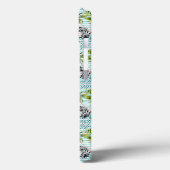 Abstract Waterverf palmstructuurpatroon Case-Mate iPhone Case (Achterkant / Links)
