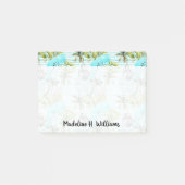 Abstract Waterverf palmstructuurpatroon Post-it® Notes (Voorkant)