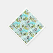 Abstract Waterverf palmstructuurpatroon Servet (Hoek)