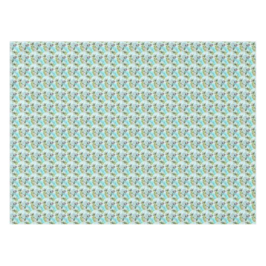 Abstract Waterverf palmstructuurpatroon Tafelkleed (Voorkant (Horizontaal))