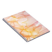 Abstract waterverf patroon notitieboek (Rechterzijde)