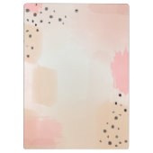 Abstract Waterverf Roze Apple-lesbord Klembord (Achterkant)