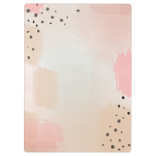 Abstract Waterverf Roze Apple-lesbord Klembord (Achterkant)