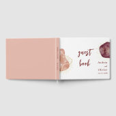 Abstract Waterverf Shape Weduwboek Gastenboek (Volledig)