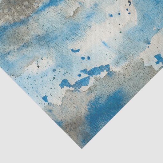 abstract waterverf tissuepapier (Detail)