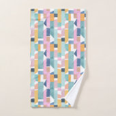 Abstract Waterverf vormpatroon Bad Handdoek (Handdoek)