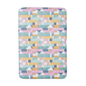 Abstract Waterverf vormpatroon Badmat (Voorkant Verticaal)