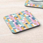 Abstract Waterverf vormpatroon Bier Onderzetter (Linkerzijde)