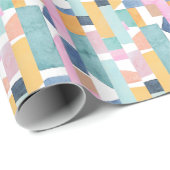 Abstract Waterverf vormpatroon Cadeaupapier (Rol Hoek)