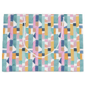 Abstract Waterverf vormpatroon Groot Cadeauzakje (Voorkant)