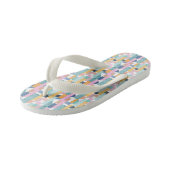 Abstract Waterverf vormpatroon Kinder Teenslippers (Schuin)