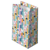 Abstract Waterverf vormpatroon Klein Cadeauzakje (Achterkant Gekanteld)