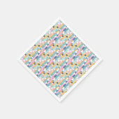 Abstract Waterverf vormpatroon Servet (Hoek)