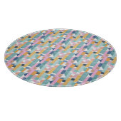 Abstract Waterverf vormpatroon Snijplank (Hoek)