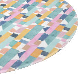 Abstract Waterverf vormpatroon Snijplank (Hoek)