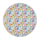 Abstract Waterverf vormpatroon Snijplank (Voorkant)