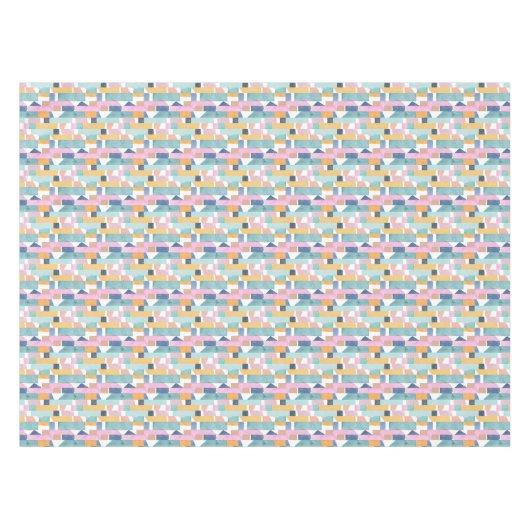 Abstract Waterverf vormpatroon Tafelkleed (Voorkant (Horizontaal))