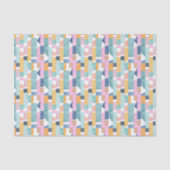 Abstract Waterverf vormpatroon Tissuepapier (Voorkant)