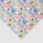 Abstract Waterverf vormpatroon Tissuepapier (Detail)