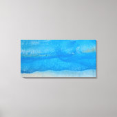 Abstract waterverfpatroon canvas afdruk (Voorkant)