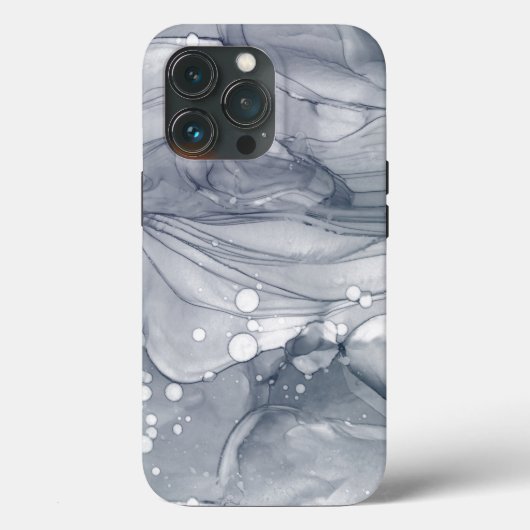 Abstract Watery Gray Case-Mate iPhone Case (Achterkant)