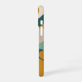 Abstract Wave and Sun iPhone 16 Hoesje (Linkerkant)