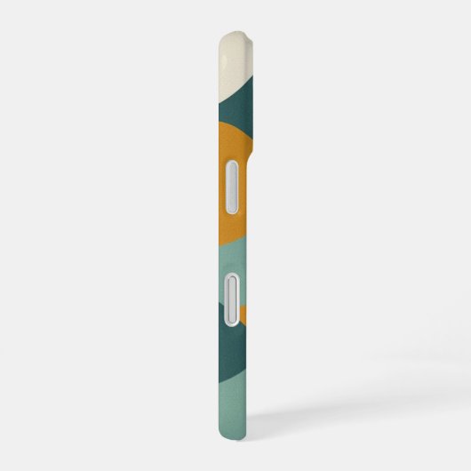 Abstract Wave and Sun iPhone 16 Hoesje (Rechterkant)