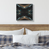 Abstract Wave Energy Canvas Art (Insitu (Slaapkamer))