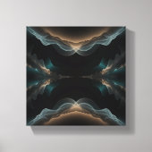 Abstract Wave Energy Canvas Art (Voorkant)