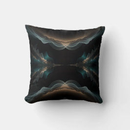 Abstract Wave Energy Throw Pillow Kussen