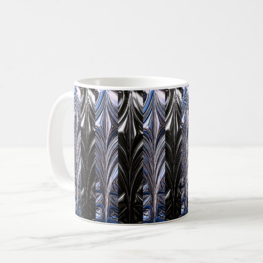 Abstract Wave Mug Koffiemok (Voorkant links)