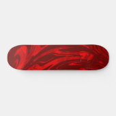 Abstract Wave Red Bourgogne Persoonlijk Skateboard (Horizontaal)