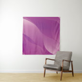 Abstract Waves. Futuristic Technology Style Backgr Wandkleed (In Situ (horizontaal))