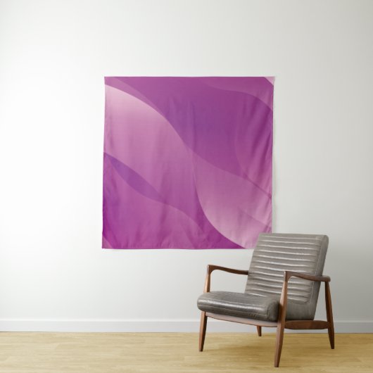 Abstract Waves. Futuristic Technology Style Backgr Wandkleed (In Situ (horizontaal))