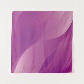 Abstract Waves. Futuristic Technology Style Backgr Wandkleed (Voorkant)
