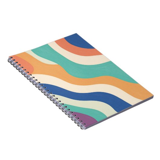 Abstract Waves Notitieboek (Rechterzijde)