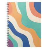 Abstract Waves Notitieboek (Voorkant)