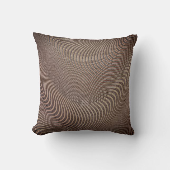 Abstract Wavy Art Pillow Kussen (Voorkant)