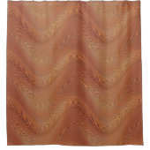 Abstract Wavy Douchegordijn (Voorkant)